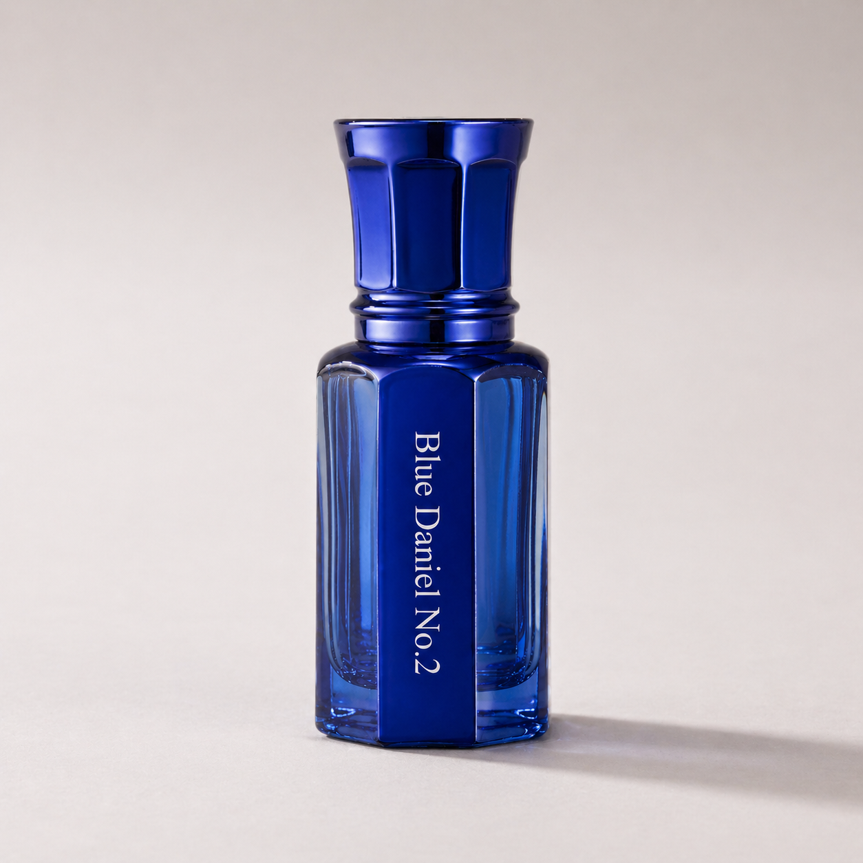 Blue Daniel No.2 oil perfume by Daniel's Truth in a 10ml bottle, featuring a sleek blue design and elegant packaging.